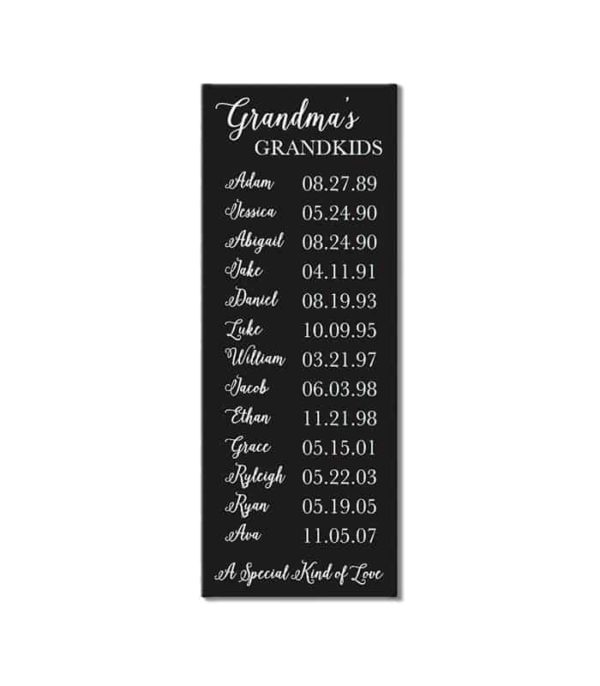 Grandma's Grandkids Sign