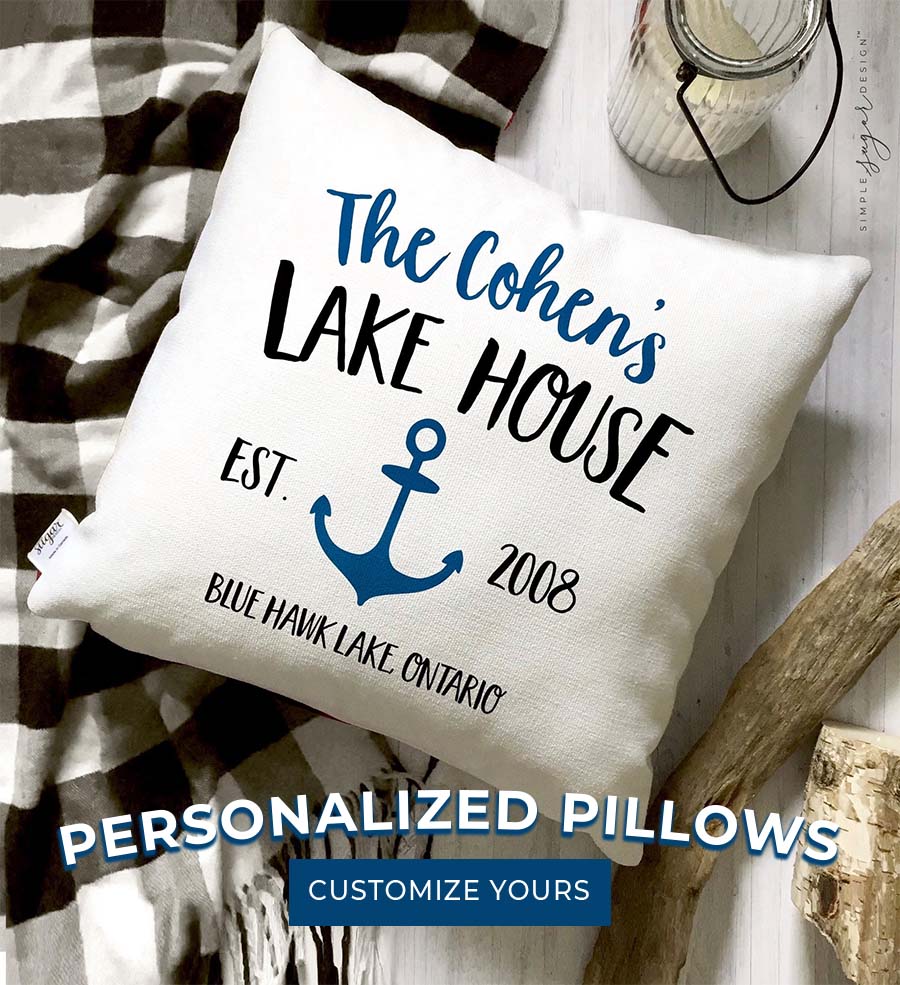 Personalized Pillows Summer 2022